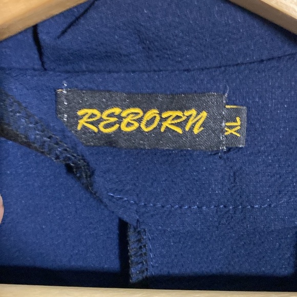 Reborn Navy Blue Causal Dress - Picture 4 of 6